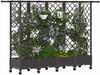 vidaXL Hochbeet mit Rankgitter und Dach Braun 202,5 x 40 x 127 cm PP 3423160 Bild 3
