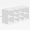 KESPER 9230713 Schuhschrank mit Sitzkissen, weiß/grau, 103,5 x 29,5 x 48 cm Bild 2