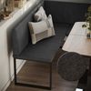 Esszimmer-Eckbank Ravon Anthrazit 120 x 150 cm Vicco Bild 4