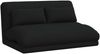 vidaXL Verstellbarer Fußsessel Schwarz Stoff 42028204 Bild 2