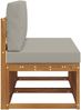vidaXL 2 Stück Outdoor Mittelsofa Massivholz Akazie Natur 900496 Bild 4