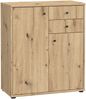 FORTE Tempra2 Kommode, Holzwerkstoff, Braun, 73,7 x 85,5 x 34,8 cm Bild 3