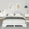 vidaXL Bettrahmen Weiß 140 x 220 cm Massives Kiefernholz 872921 Bild 3