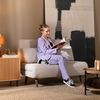 Bronx71 Schlafsofa 1,5-Sitzer Kristian recycelter Stoff beige Bild 2