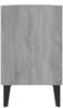 vidaXL TV-Schrank mit Metallbeinen Grau Sonoma 103,5x30x50 cm 813156 Bild 5