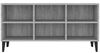 vidaXL TV-Schrank mit Metallbeinen Grau Sonoma 103,5x30x50 cm 813156 Bild 4