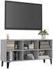 vidaXL TV-Schrank mit Metallbeinen Grau Sonoma 103,5x30x50 cm 813156 Bild 3