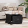 vidaXL Couchtisch Schwarz Eichen-Optik 50 x 50 x 35 cm Holzwerkstoff 881372 Bild 4