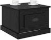 vidaXL Couchtisch Schwarz Eichen-Optik 50 x 50 x 35 cm Holzwerkstoff 881372 Bild 3