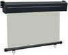 vidaXL Balkon-Seitenmarkise 85x250 cm Grau 48410 Bild 3