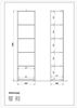 Aktenregal Madera / GW-MONTERIA, Holzwerkstoff, Weiß, 50 x 196 x 37 cm Bild 5