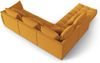 Micadoni Ecksofa Bloom 5-Sitzer Links Samt Gelb Bild 3