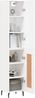 vidaXL Highboard Weiß 34,5x34x180 cm Holzwerkstoff 3199121 Bild 3