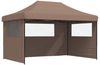 vidaXL Party-Zelt Braun 292 x 440 x 315 cm Oxford-Stoff 42023625 Bild 2