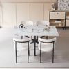 GrandCA HOME Esstisch Küchen-Esstisch im nordischen Stil — Holzmaserung-Optik (1-St), MDF-Material, 140 x 80 cm Bild 3