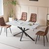 GrandCA HOME Esstisch Küchen-Esstisch im nordischen Stil — Holzmaserung-Optik (1-St), MDF-Material, 140 x 80 cm Bild 2