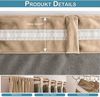 LMaxhome Verdunkelungsvorhang Blickdicht Samt Velvet Vorhang Gardinen Thermo Weihnachtsvorhänge Deko, (2 St), verdunkelnd, 132x213cm/244cm/274cm/305cm, Winter Verdickt Bild 2