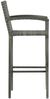 vidaXL Barhocker 2 Stk. Grau Poly Rattan 313453 Bild 4