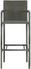 vidaXL Barhocker 2 Stk. Grau Poly Rattan 313453 Bild 3