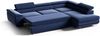 Ecksofa in L-Form AVESTA, L-förmige Eckcouch mit Schlaffunktion, ausziehbares Sofa, 1 Bettzeugbehälter, verstellbare Kopfstützen, (Monolith 37), 72x201 cm Bild 3