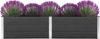 vidaXL Garten-Hochbeet 250 x 100 x 54 cm WPC Grau 49059 Bild 2