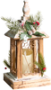 LED Laterne SAIMA Weihnachtsmotiv 40 cm Dunkelbraun Bild 4