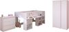 Parisot 'Pirouette 12' 3-tlg. Kinderzimmer-Set, Holz weiß Bild 2