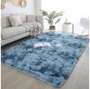 LuxusKollektion Hochflor-Teppich Zottelteppich Wohnzimmer Schlafzimmer Flur Blau 120x180cm Bild 5