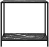 vidaXL Konsolentisch Schwarz 80 x 35 x 75 cm Hartglas [322834] Bild 2