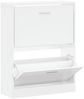 vidaXL Schuhschrank Hochglanz-Weiß 63x24x81 cm Holzwerkstoff 342560 Bild 2