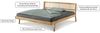 andas Bett Hällevik Doppelbett, Massivholzbett, OTTOs Choice, hyggeliger Stil, massive FSC®-zertifizierte Eiche geölt, Kopfteil mit Wiener Geflecht Bild 3