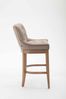 CLP 2er Set Barhocker Lakewood Stoff gepolstert,taupe antik-hell Bild 5