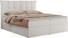 Boxspringbett, Polsterbett mit Bettkasten - PREMIUM-10 - 180x200cm - Weiß Kunstleder - H3 Bild 3