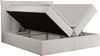 Boxspringbett, Polsterbett mit Bettkasten - PREMIUM-10 - 180x200cm - Weiß Kunstleder - H3 Bild 4