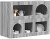 vidaXL Sideboard ELST Graues Sonoma 80,5 x 35 x 59 cm Holzwerkstoff 891330 Bild 3