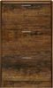 vidaXL Schuhschrank Räuchereiche 63x24x103 cm Holzwerkstoff 342555 Bild 4