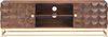vidaXL TV-Schrank 124 x 29 x 45 cm, massives Mangoholz 323404 Bild 3