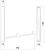 SO-TECH® Klapphaken Aufbau-Klapphaken BARI Höhe 80-120 mm, BA 32-70 mm, (1-St) Bild 3