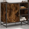 vidaXL Waschbeckenunterschrank Räuchereiche 65x33x60 cm Holzwerkstoff 849286 Bild 4