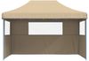 vidaXL Pop-Up Partyzelt, faltbar, Stahl / PE, Beige, mit 3 Seitenteilen, 315 x 410 x 279 cm Bild 3