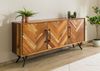 Sideboard Altholz 180x40x81 natur lackiert AVIGNON #135 Bild 3