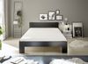 Bett >Cannes< in Schwarz - 145x71x204cm (BxHxT) Bild 4