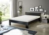 Bett >Cannes< in Schwarz - 145x71x204cm (BxHxT) Bild 2