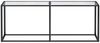 Konsolentisch Transparent 200 x 35 x 75,5 cm Hartglas [331686] Bild 3