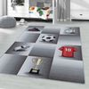 Kinder Teppich Paula rechteckig - 120x170 cm - Grau Bild 2