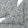 Estella Samt + Seide Flanell Bettwäsche 135x200 Lagundo eisblau Paisley 5473-614 Bild 4