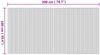 vidaXL Teppich Rechteckig Natur 100x200 cm Bambus 376805 Bild 8