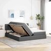 vidaXL LED-Speicherbett mit Matratze Dunkelgrau 180 x 200 cm Stoff 3371574 Bild 4