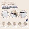 CASARIA® Faltbare Sitztruhe mit Stauraum Kunstleder Weiß L Bild 5