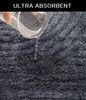 OTTO home Badematte Ognon, Scandi, Boho, modernes Muster, Höhe 15 mm, rutschhemmend beschichtet, schnell trocknend, strapazierfähig, fußbodenheizungsgeeignet, Polyester, rechteckig, 3tlg. Hänge-WC-Set, Badteppich, Uni Farben, Hoch-Tief-Effekt Bild 4